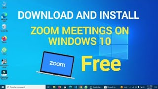 How to Download and Install Zoom Meetings Free on Windows 10 2023 |@bethebestforever