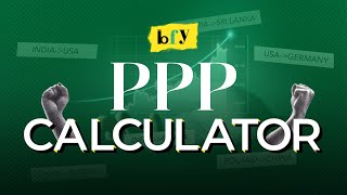 💰 Purchasing Power Parity Calculator! PPP | सूत्रों के बिना आसान कैलकुलेटर