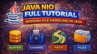 Java NIO Full Tutorial | Modern File Handling in Java | Buffer, Channel, Path & Files