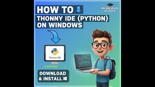 🚀 How to Download & Install Thonny IDE for Python on Windows | Step-by-Step Setup for Beginners! 💻🔥