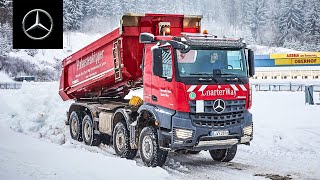 Arocs driven snow | Mercedes-Benz Trucks