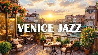 Relax with Smooth Jazz Venice Rooftop Café Vibes Overlooking the Canals at Golden Sunset