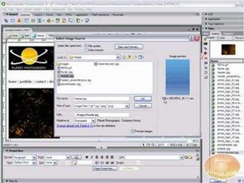 Dreamweaver Tutorial - Create a basic Webpage Insert Content Dreamweaver Tutorial - Create a basic Webpage Insert Content
