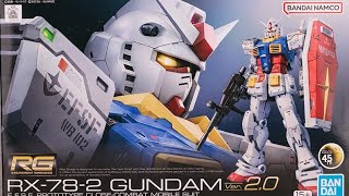 RG 1/144 RX-78-2 Gundam Version 2.0 comparison #bandai #gundam #gunpla #modelkits #premiumbandai #jp