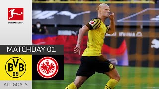 Haaland Brace + 2 Assists | Dortmund - Frankfurt 5-2 | All Goals | Matchday 1 – Bundesliga 2021/22