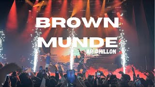 Brown Munde Live  London 2022  AP Dhillon Gurinder Gill Shinda Kahlon