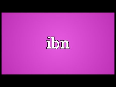What does the name Ibn mean?