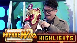 Vhong and Senior KalaWhok James Band share the same kind of outfit | It's Showtime KapareWho