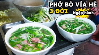 Phở Bò Vỉa Hè Khách Đem Cả Cơm Nguội Tới Để Ăn #phobo