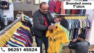 Export surplus mens branded t’shirt for order +91 96251 45524