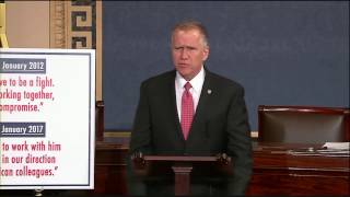 Senator Tillis Speaks About Need for Bipartisanship in the 115th Congress