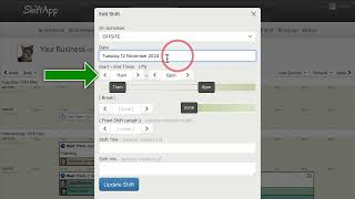 ShiftApp Employee Scheduling Creating Shifts