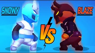 Stealth Master Game | SNOWY VS BLAZE Who Is The Best ?!!👌