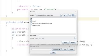 How to Make a JFrame GUI Music Player In Java (Simple)
