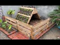 WoW - amazing ideas  Cool Green House For Your Dogs Happy  Cement And Wooden Pallet Creation