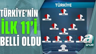 Türkiye - Hırvatistan Maçının İlk 11'leri Belli Oldu! / A Spor / Ana Haber / 28.03.2023