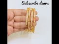 bangles impon jewellery one gram ad stone bangles shorts saree tour unlimited u0026jewellery