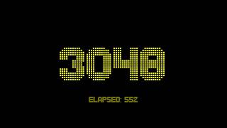 3600 seconds countdown timer with full zero second