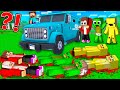 R.I.P. JJ, Mikey and Banana Kid FAMILY from CAR ACCIDENT Sad Story in Minecraft Maizen!