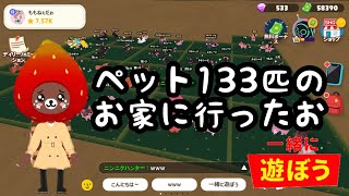 【一緒に遊ぼう】　ペット133匹のお家に遊びに行ってきたお