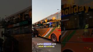 Delhi to Shri Mata Vaishno Devi Katra Luxurious Bus Journey #volvo #shorts #vaishnodevi #katra