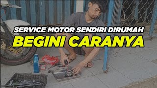 cara service dirumah sendiri Yamaha Vixion