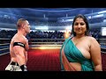 John Cena vs Riana - WrestlerMania