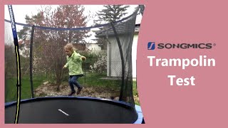 SONGMICS Trampolin mit Innennetz im Test (Modell STR10BK) | ZuhausBeiLara