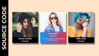 Responsive Team Section Design using Bootstrap | Responsive web design