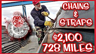 $2,100 | 728 MILES | STEEL LOAD | CHAINS & STRAPS | CHOICEMAS