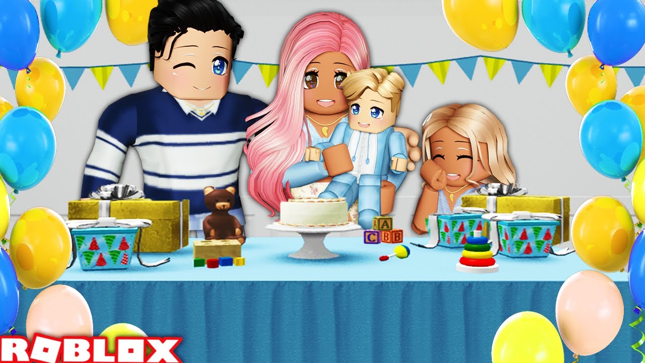 🥳 CELEBRATING OUR BABY'S FIRST BIRTHDAY ON BLOXBURG 🎈 | Roblox Roleplay ...