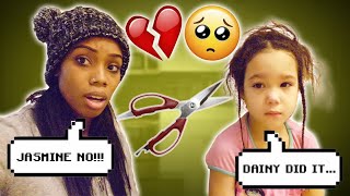 5 yr Old Cuts Her Hair and Frames Her Brother *Reality* | Perfectly Blended