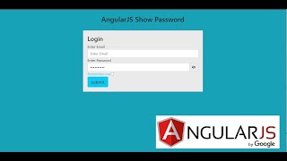 AngularJS Show Password