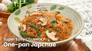 Super Easy Chuseok One-pan Japchae | H MART KIMCHI EVERYDAY | 간단 원팬 잡채