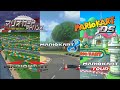 gba ピーチ マリオ ルイージサーキット bgm 同時再生 mario kart super circuit circuit theme mashup