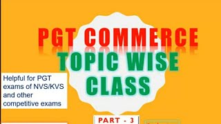 ACCOUNTING:- TGT PGT Commerce previous question answer ! (Unit :-1 se topic :-2) COMMERCE CLASS :-3