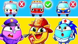 Everyday Heroes: Professions Song for Kids 👩‍⚕️👨‍🚒👮Fun Learning Songs for Kids b