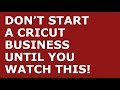 How to Start a Cricut Business | Free Cricut Business Plan Template Included