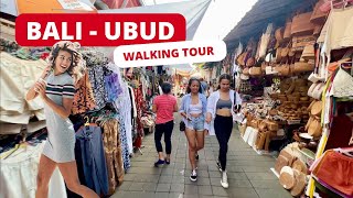 🇮🇩 4K Virtual Walking Tour through Culture Center of UBUD BALI INDONESIA - City Walks in Travel Vlog