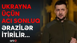 Zelenski ərazi güzəştinə məcbur edilir: Ukraynanı parçalanma təhlükəsi gözləyir...