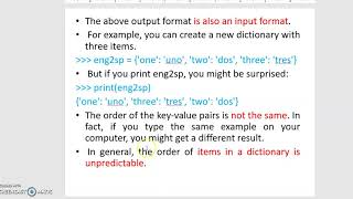 Python Application Programming 17CS664 Module3 Dictionary Part1/3