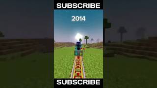 Minecraft 2024 vs 2014 #shorts #trending