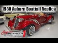 1980 Auburn Boattail Speedster Replica at Ellingson Motorcars in Rogers, MN