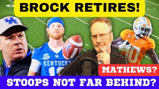 BROCK DONE, STOOPS NEXT? TENNESSEE FOOTBALL, KENTUCKY FOOTBALL , VOLS FOOTBALL, SPORTS TALK J