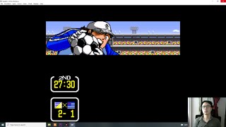 Schneider's Fire shot defeated Genzo Wakabayashi - Captain Tsubasa 3 Super Famicom #7