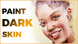 3 Tips to Draw and Paint Black Girls | Dark Skin