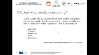 What is usability?