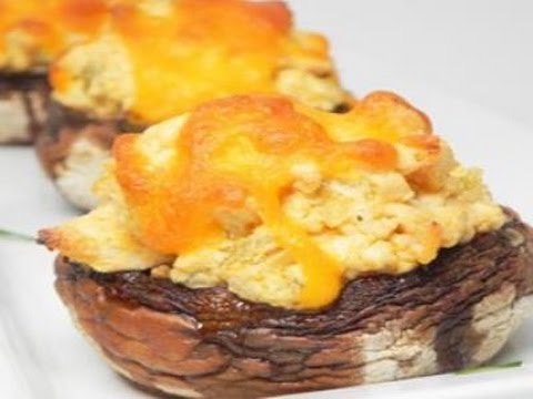 Buffalo Chicken Stuffed Mushrooms (Low Carb) Recipe