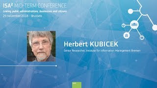 ISA² Mid-Term Conference - Herbert Kubicek