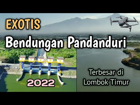 Pake Drone .. View Bendungan Pandanduri Lombok Timur - YouTube